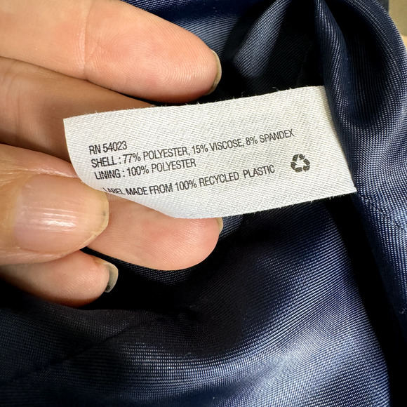 Gap Academy Blazer Navy Blue Schoolboy Stretch Womens Single Breasted Size 4 - Picture 8 of 10